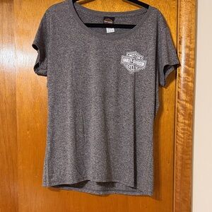 Harley-Davidson Women's Gray Short Sleeve Tee